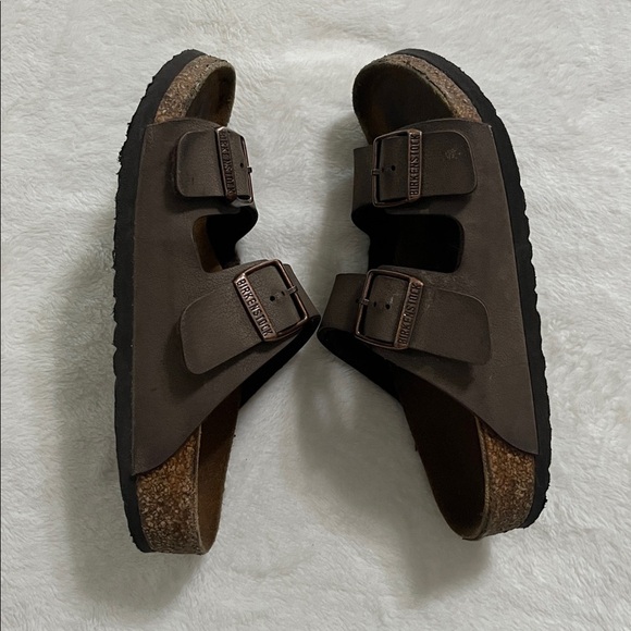 Birkenstock Kids Shoes in Brown and Black - Picture 7 of 15